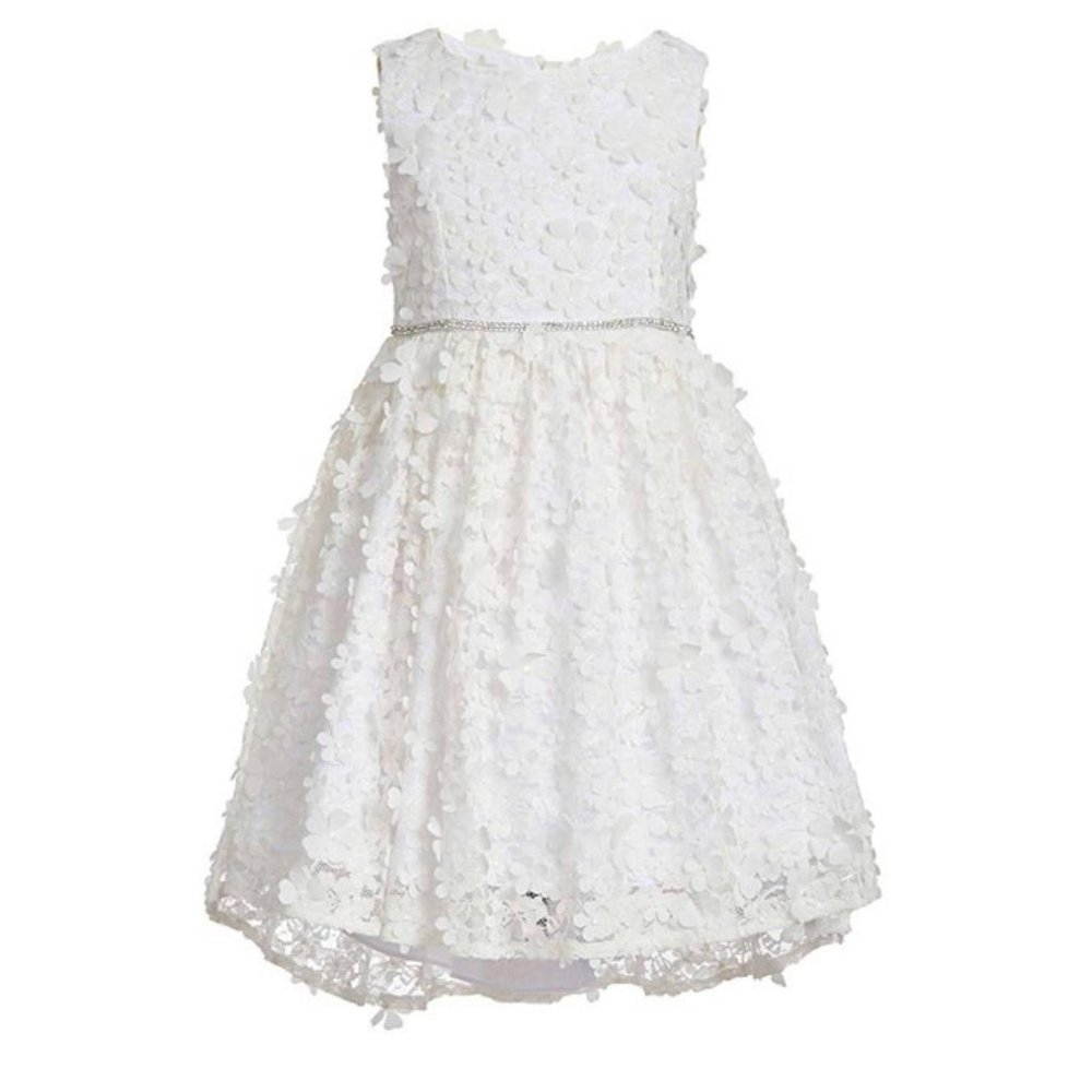 Badgley Mischka  Little/Big Girl Size 6 3D Flower